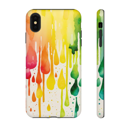 Rainbow Spring Showers - Impact Resistant Phone Case
